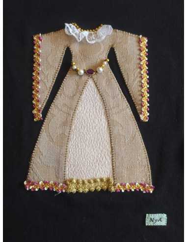 CAMISETA medieval dorado