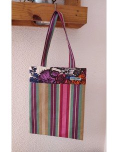 BOLSO-BOLSA Pequeño Rayas