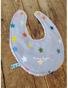 Babero estrellas colores 2