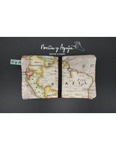 ESTUCHE TABACO DE LIAR mapa mundi