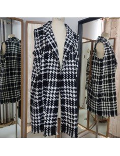 Chaleco pata de gallo